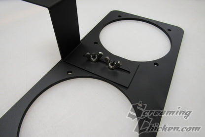 1967-69 Camaro/Firebird Front Dash Speaker Install Bracket- uninstalled