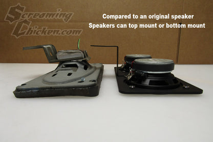 1967-69 Camaro/Firebird Front Dash Speaker Install Bracket- comparison