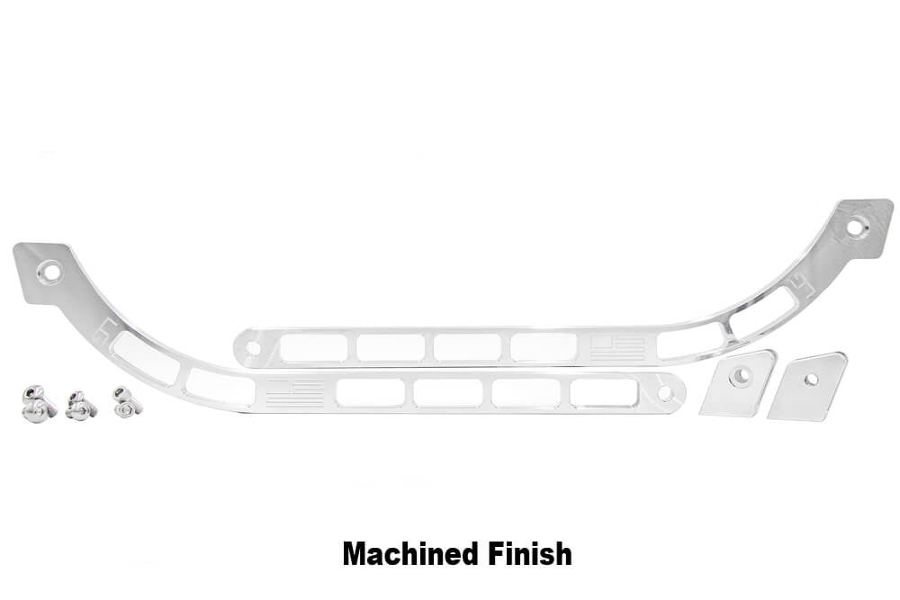 1967-69 Camaro/Firebird LG Billet Fender Braces- machined finish