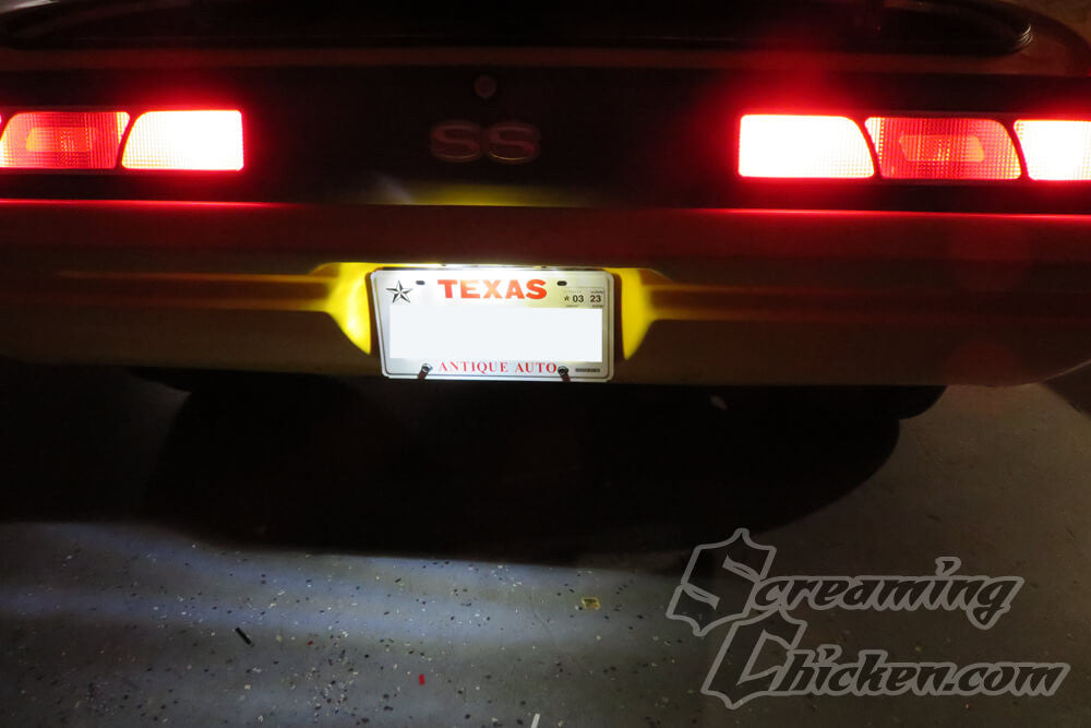 1967-69 Camaro LED License Lamp Assembly – Screaming Chicken