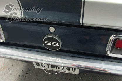 1967-69 Camaro/Firebird OE Style Mirror With Backup Camera  - camera installed