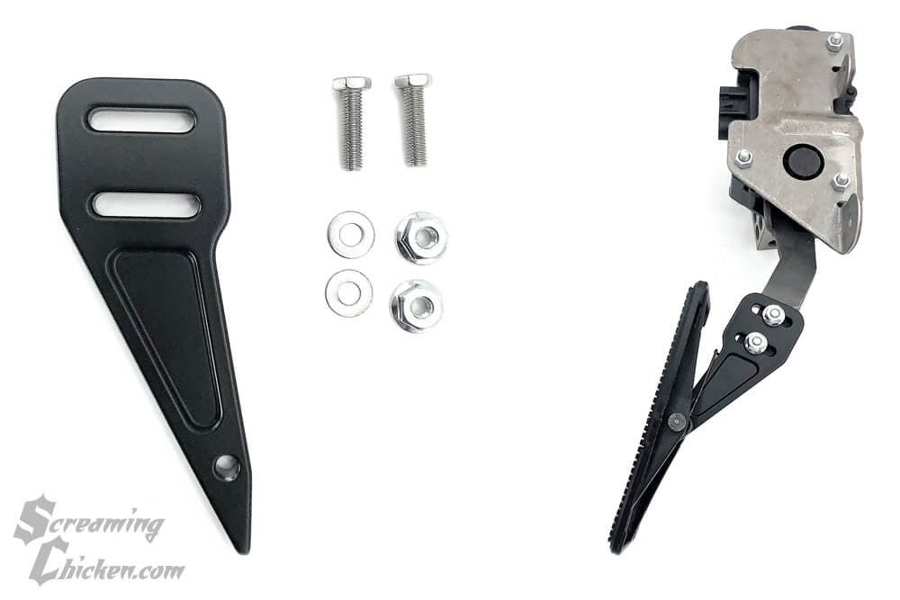 1967-69 Camaro/Firebird DBW Throttle Pedal Adapter- disassembled