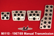 1967-69 Camaro/Firebird Pedal Covers- mi110