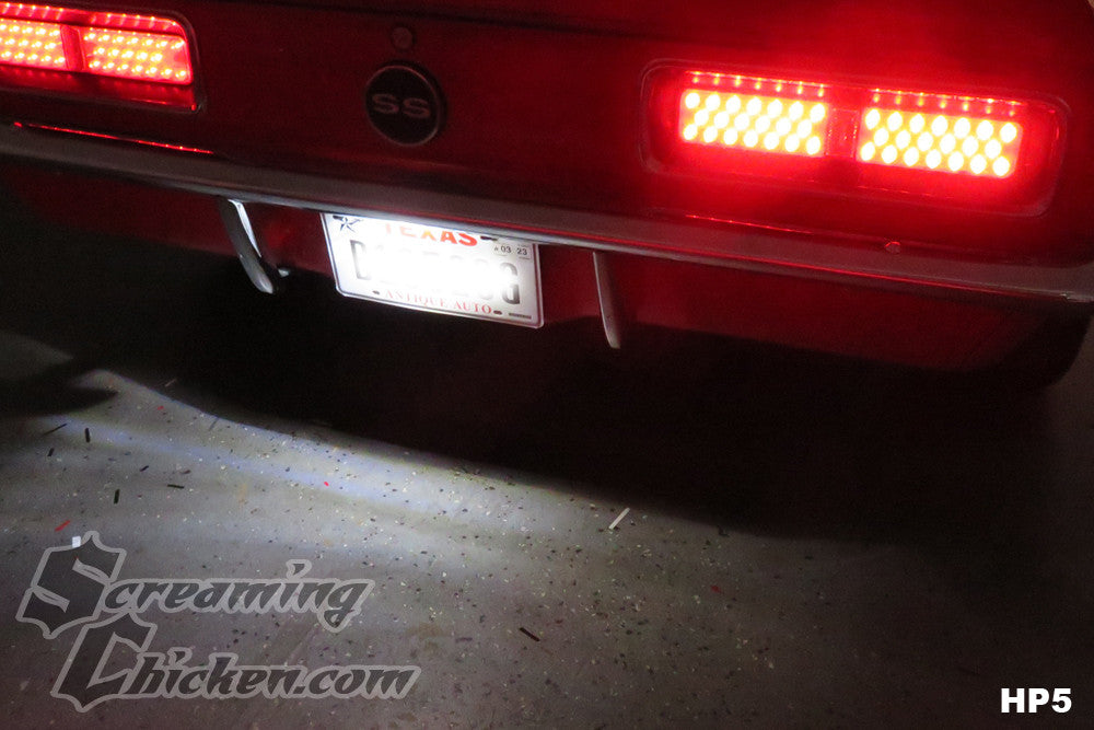 1967-69 Camaro LED License Lamp Assembly- Illuminated 2