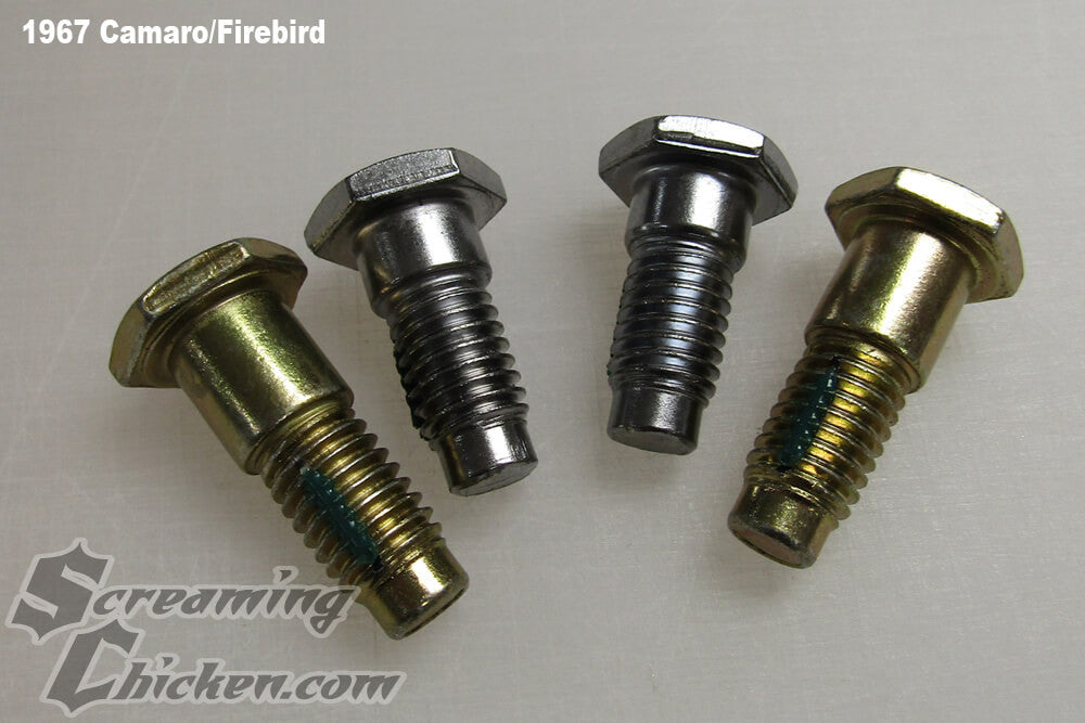 1967-69 Camaro/Firebird Front Seat Belt Bolt Set- 1967