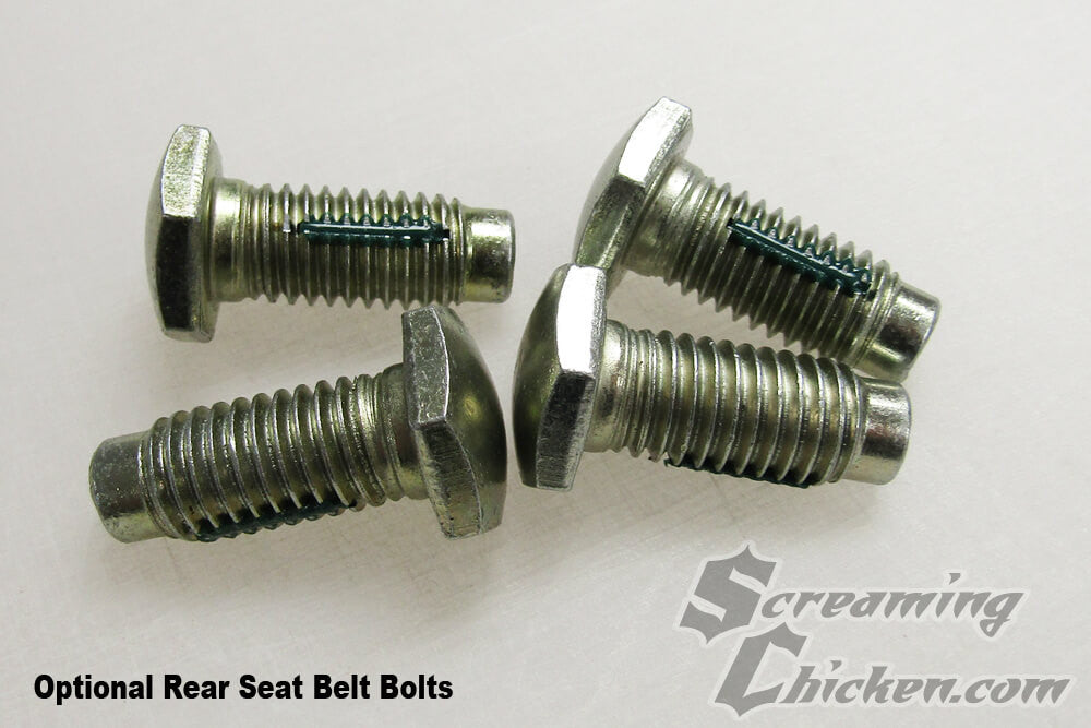 1967-69 Camaro/Firebird Front Seat Belt Bolt Set- rear bolts