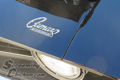 1968-69 Camaro Header/Trunk Emblem- installed 1