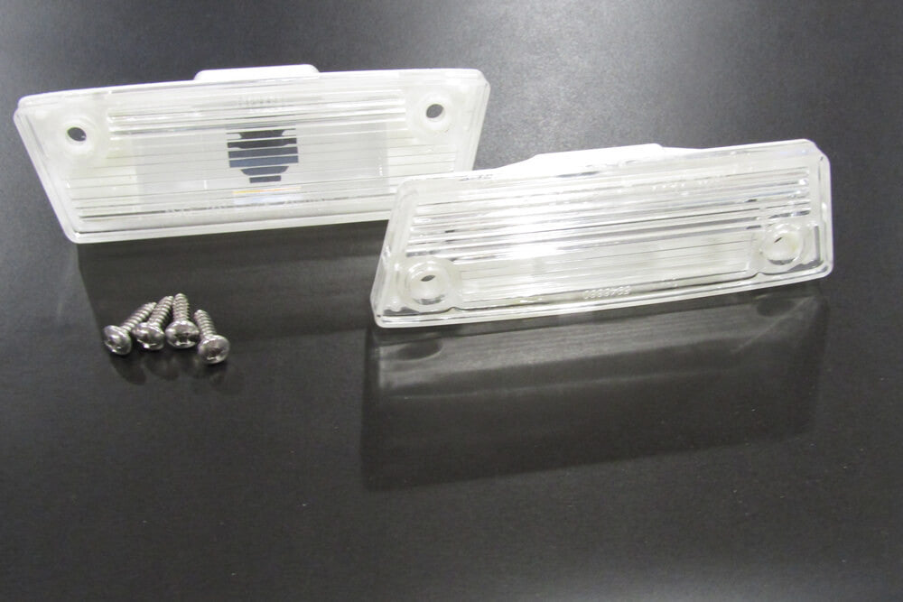 1974-78 Firebird License Plate Light Lens (Pair)- uninstalled