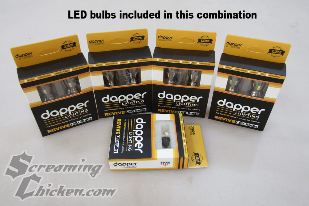 1974-1978 Firebird/Trans Am LED Taillight Bulb Combo Kit
