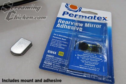 1970-81 Camaro/Firebird Silver Rearview Mirror