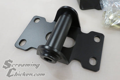 1982-92 Camaro/Firebird Complete Solid SBC Engine Mounts- frame side