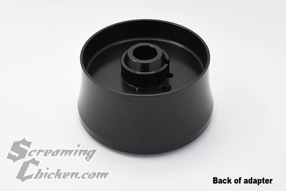 1970-81 Camaro/Firebird Thin Spoke Billet Steering Wheel Kit- back of adapter