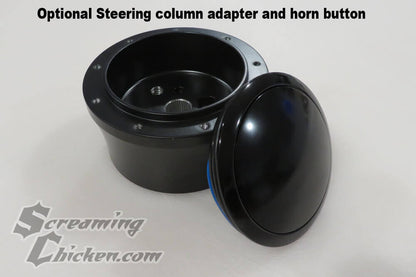 1967-69 Camaro/Firebird 3 Spoke Billet Steering Wheel Kit- button and adapter