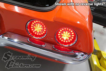 1970-73 Camaro LED Tail Light Set- RS Illuminated closeup