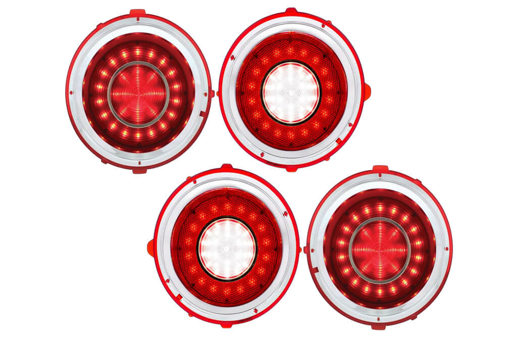 1970-73 Camaro Complete LED Tail Lights- RS uninstalled