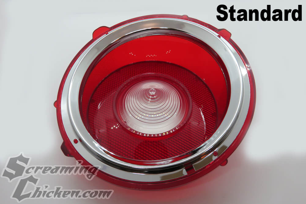 1970-73 Camaro Back Up Tail Light Lens- standard