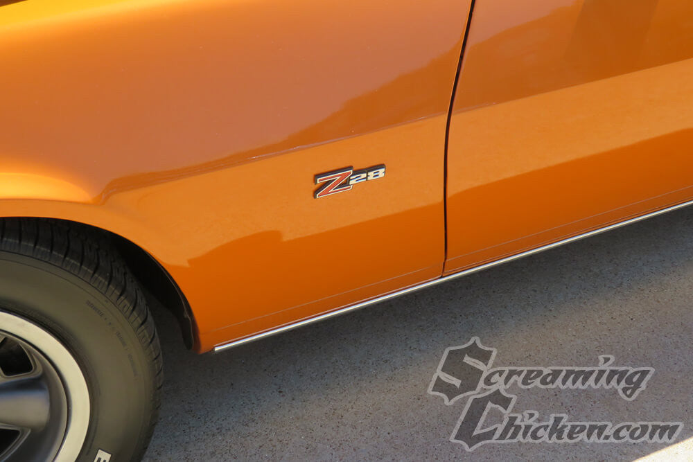 1970-74 Camaro Z28 Fender Emblem - installed 3