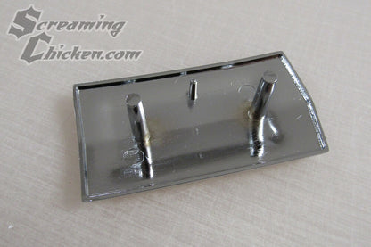 1970 Camaro Front Header Panel Emblem- rear view