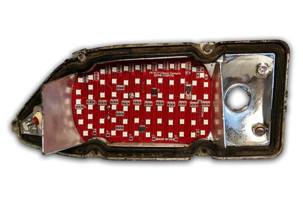 1974-77 Camaro Digi-Tails LED Tail Light Panels - rear view