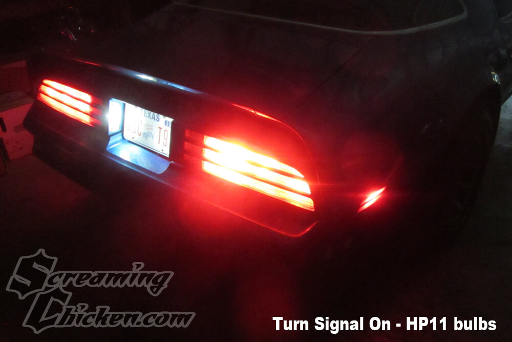 1974-1978 Firebird/Trans Am LED tail light Bulb Combo Kit- HP11 turn signal