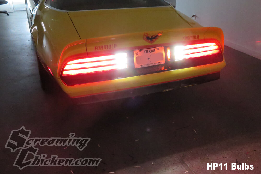 1974-1978 Firebird/Trans Am LED tail light Bulb Combo Kit- HP11 illuminated