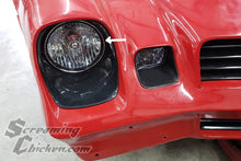 1974-81 Camaro Headlight Retainer Ring- installed