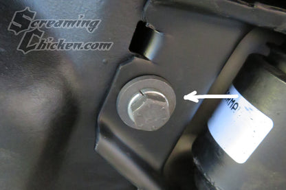 1970-81 Camaro/Firebird Leaf Spring Mounting Hardware @ Front- installed