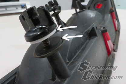 1978-81 Camaro Tail Light Stud and Wingnut Seals- installed