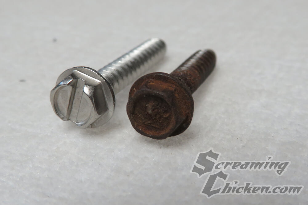 1974-78 Firebird Tail Light Hardware- hardware comparison