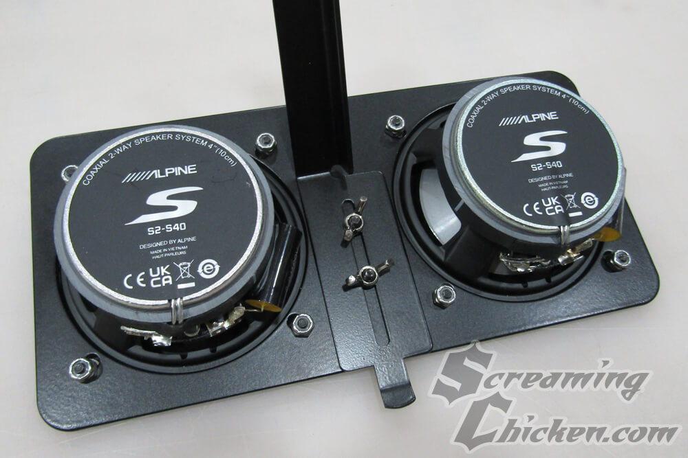 1970-81 Camaro & 1970-79 Firebird Alpine S2-S40 Dash Speakers w/ Bracket