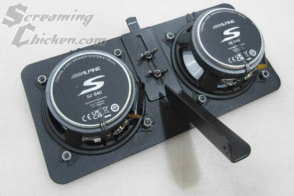 1970-81 Camaro & 1970-79 Firebird Alpine S2-S40 Dash Speakers w/ Bracket