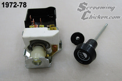 1970-81 Camaro Complete Headlight Switch