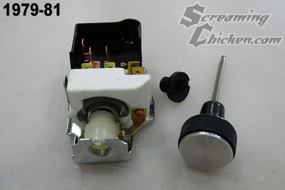 1970-81 Camaro Complete Headlight Switch