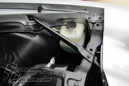 1970-81 Camaro Black OE Style Fender Braces- installed