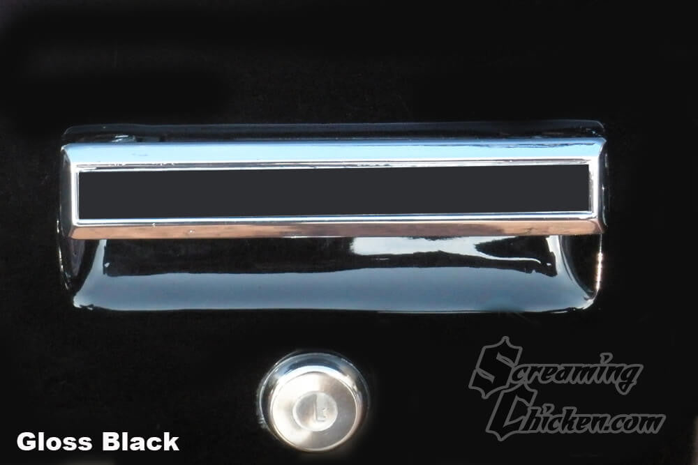 1970-81 Camaro/Firebird Door Handle Inserts- gloss black