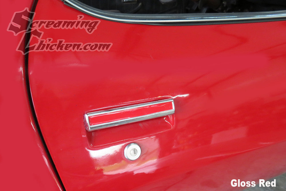 1970-81 Camaro/Firebird Door Handle Inserts- gloss red