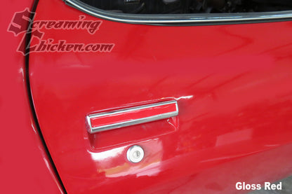 1970-81 Camaro/Firebird Door Handle Inserts- gloss red
