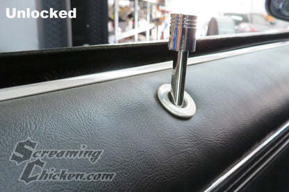 1967-81 Camaro/Firebird Piston Door Lock Knobs- unlocked