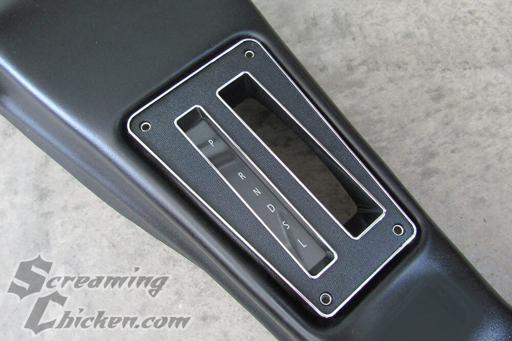 1970-81 Firebird Automatic Console Shift Plate – Screaming Chicken