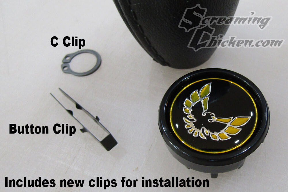 1970-81 Firebird Automatic Shift Knob w/ Button – Screaming Chicken