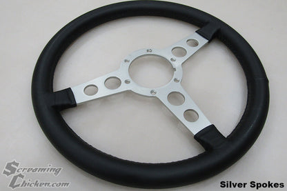 1970-81 Firebird/Trans Am Black Lecarra Billet Steering Wheel