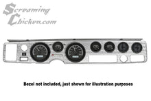 1970-81 Firebird Dakota Digital VHX Gauges (Black Alloy w/White Illumination)- front view
