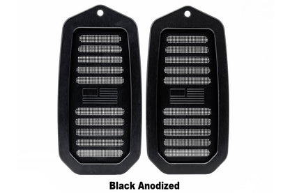1982-92 Camaro/Firebird LG Billet Door Jam Vents, pair- black