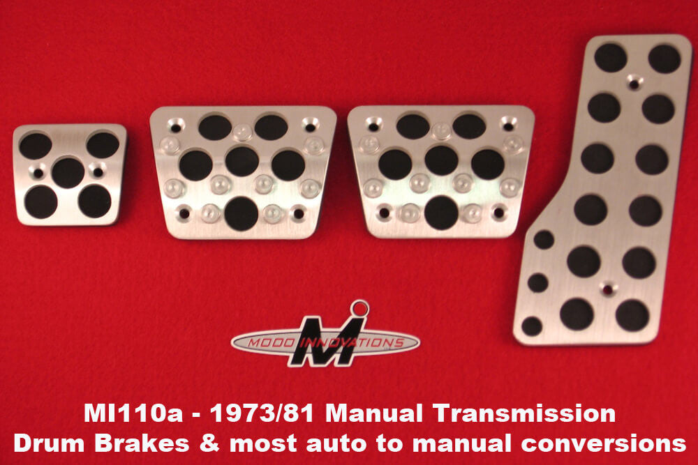 1970-81 Camaro/Firebird Pedal Covers- MI110a