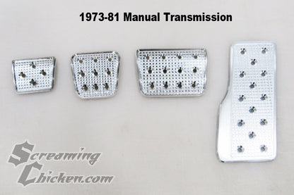 1967-81 Camaro/Firebird SRP Racing Grid Pedal Covers