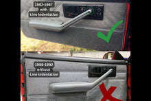 1982-87 Camaro/Firebird Arm Rest Sleeve for Line Indention Style Arm Rests