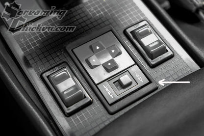 1985-92 Firebird Power Mirror Switch Trim Panel