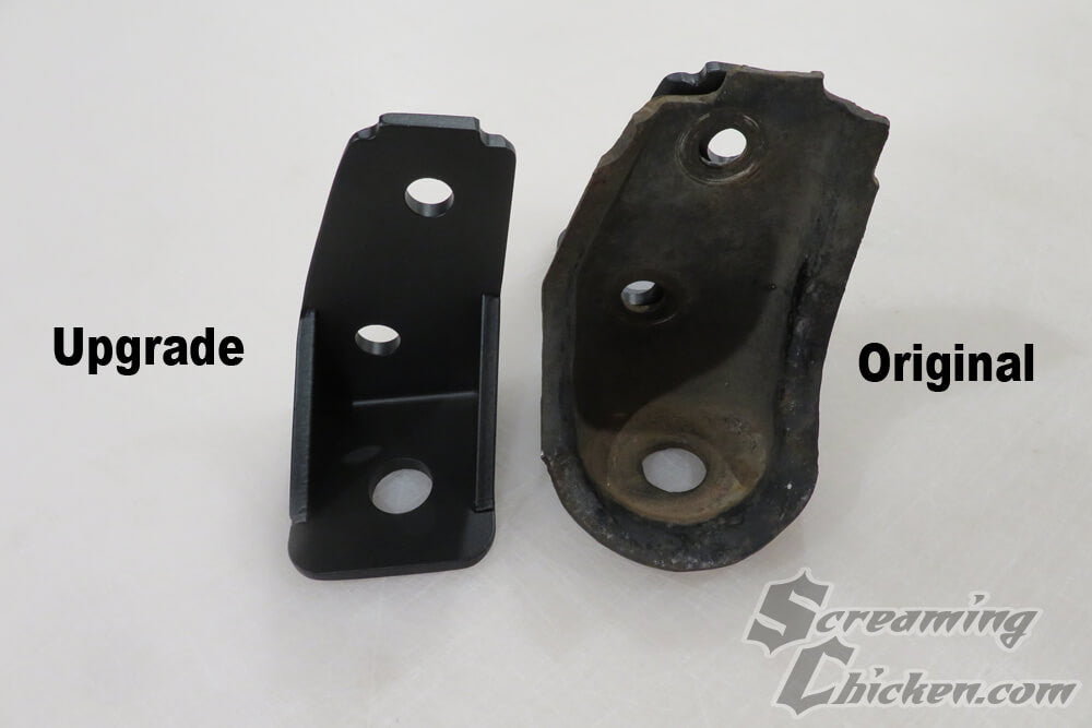 1982-92 Camaro/Firebird Rear Sway Bar to Frame Brackets- comparison