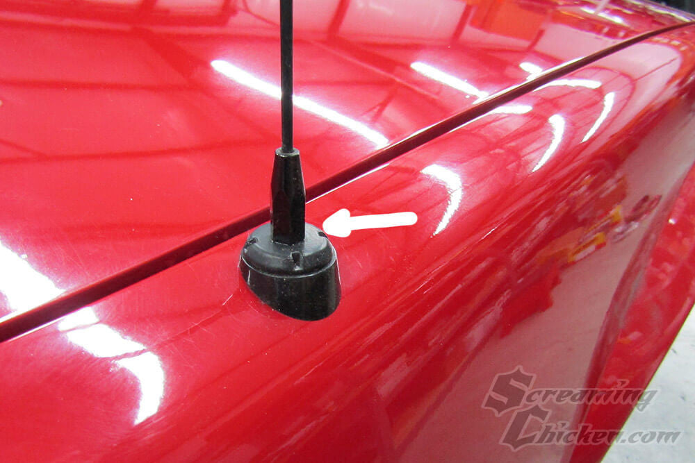 1982-92 Camaro/Firebird Billet Manual Antenna Retaining Nut