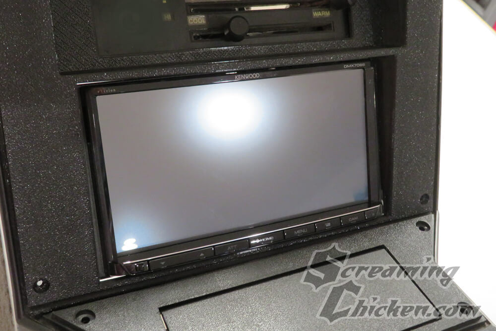1982-92 Camaro Double DIN Radio Install Brackets- installed w/ bezel